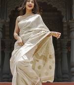 Woven design zari kanjeevaram saree
