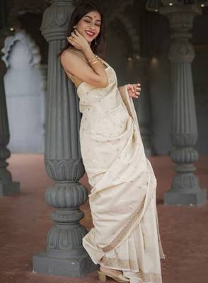 Woven design zari kanjeevaram saree 2