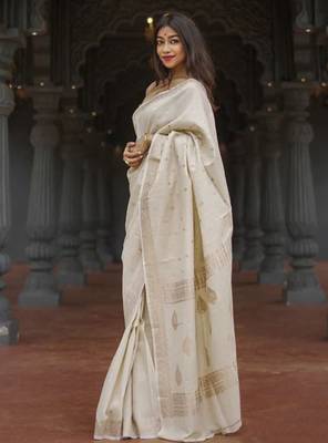 Woven design zari kanjeevaram saree 3