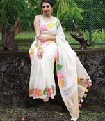 Woven design zari kanjeevaram saree
