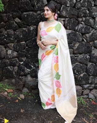 Woven design zari kanjeevaram saree 2