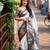 Woven design zari silk blend kanjeevaram saree