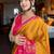 Woven design zari silk cotton mysore silk saree