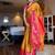 Woven design zari silk cotton mysore silk saree
