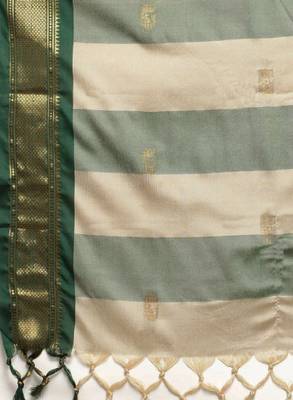 Woven design zari  mysore silk saree 4