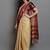 Checked woven design dharmavaram saree