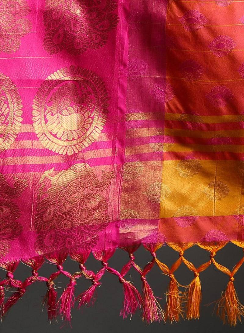 Woven design zari mysore silk saree