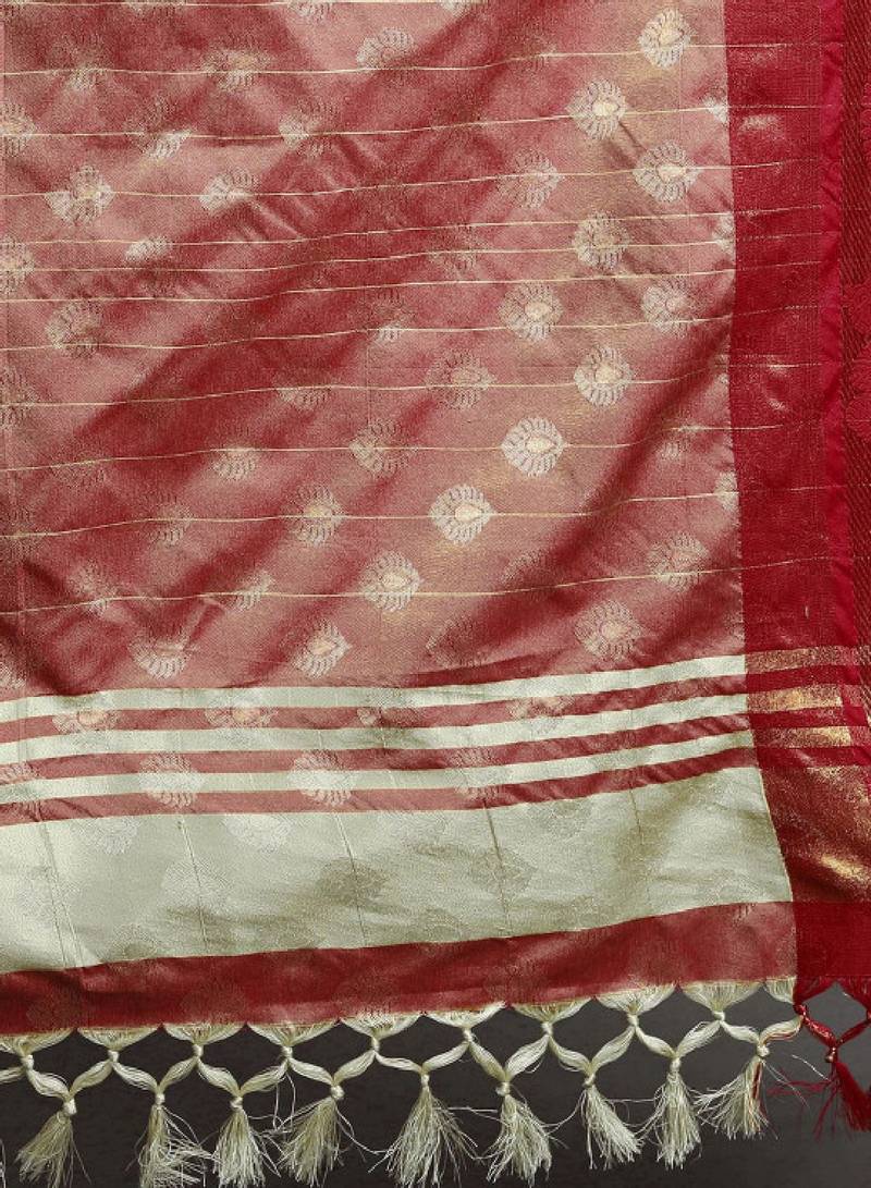 Ethnic motifs woven design zari mysore silk saree
