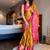 Woven design zari silk cotton mysore silk saree