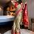 Woven design zari silk cotton mysore silk saree