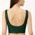 Green rayon embroidered with sequin non padded blouse with lining
