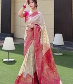 Woven design art silk kanjeevaram saree