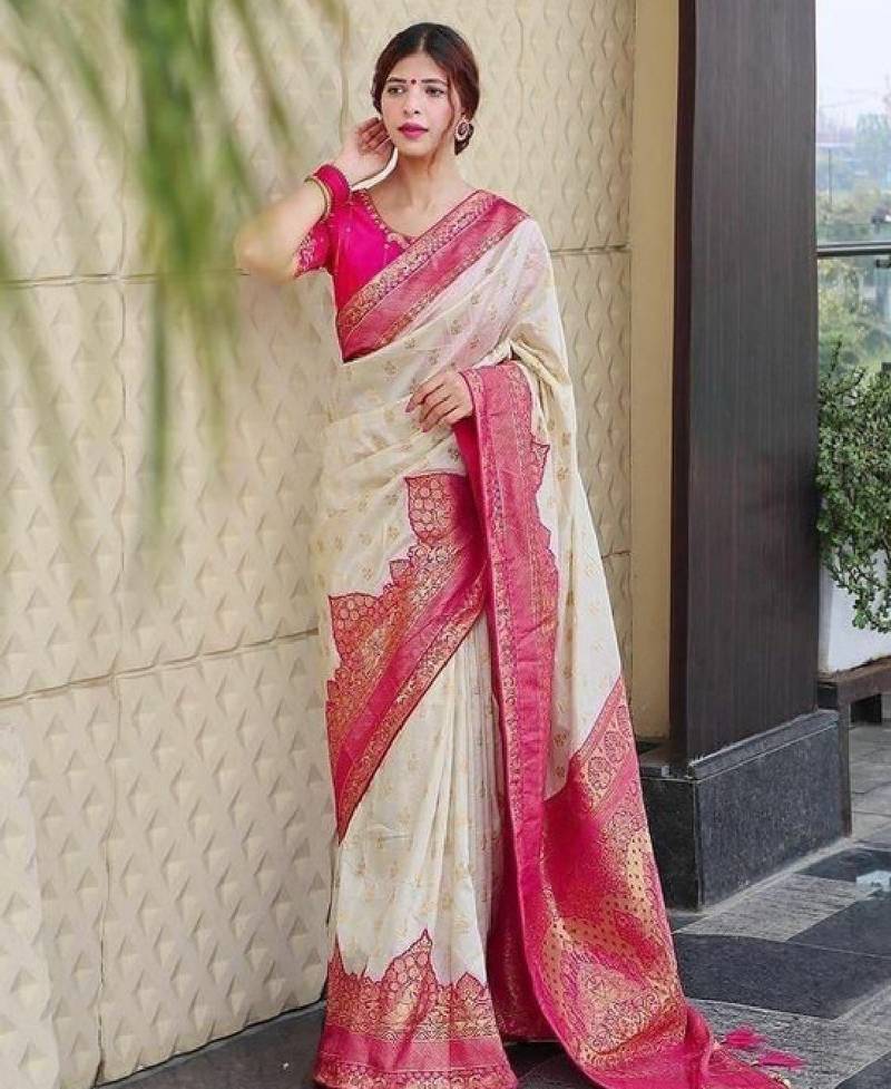 Woven design art silk kanjeevaram saree
