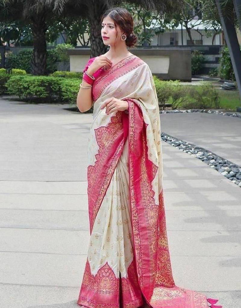 Woven design art silk kanjeevaram saree