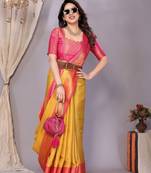 woven design zari kanjeevaram saree
