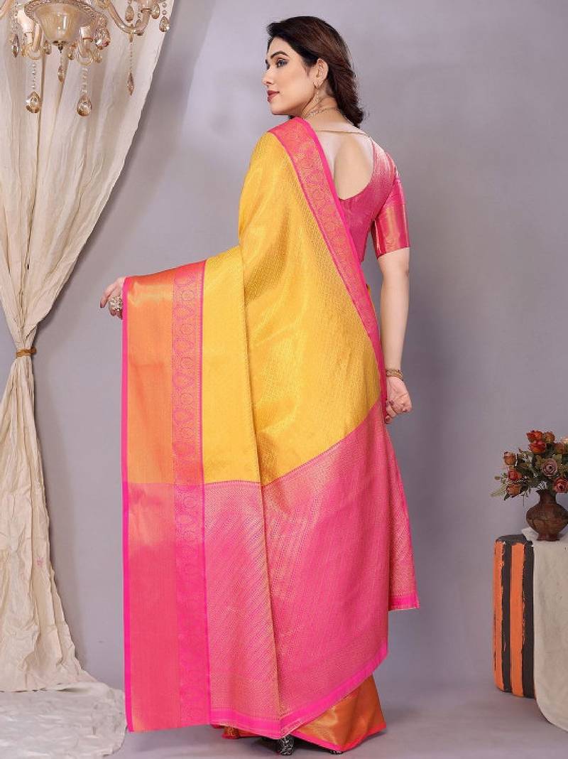 woven design zari kanjeevaram saree