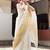 Striped zari  banarasi saree