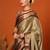 Checked zari dharmavaram saree