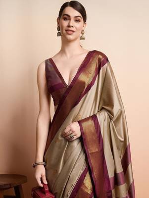 Woven design zari  designer kanjeevaram saree 4