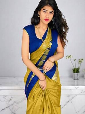 Woven design zari kanjeevaram saree 1