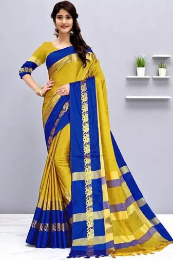 Woven design zari kanjeevaram saree