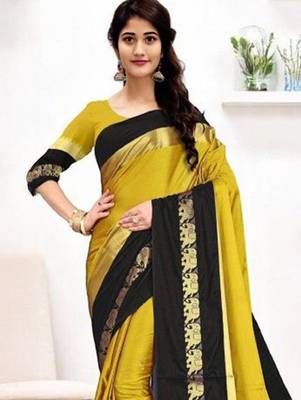 Woven design zari kanjeevaram saree 3