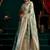 Sea green soft banarasi satin silk with gold zari saree with blouse piece