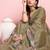 Kalamkari printed mysore silk saree
