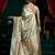 Sea green soft banarasi satin silk with gold zari saree with blouse piece