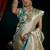 Sea green soft banarasi satin silk with gold zari saree with blouse piece