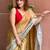 Solid saree