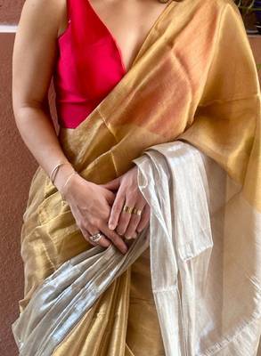 Solid saree 4