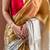 Solid saree