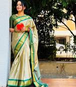 Woven design zari kanjeevaram saree