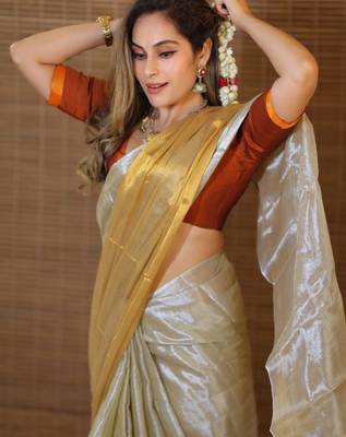 Tissue designer kasavu saree 3