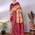 Ethnic motifs woven design zari kanjeevaram saree