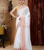 Zari taant saree