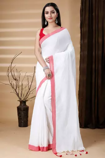 Pure cotton khadi saree