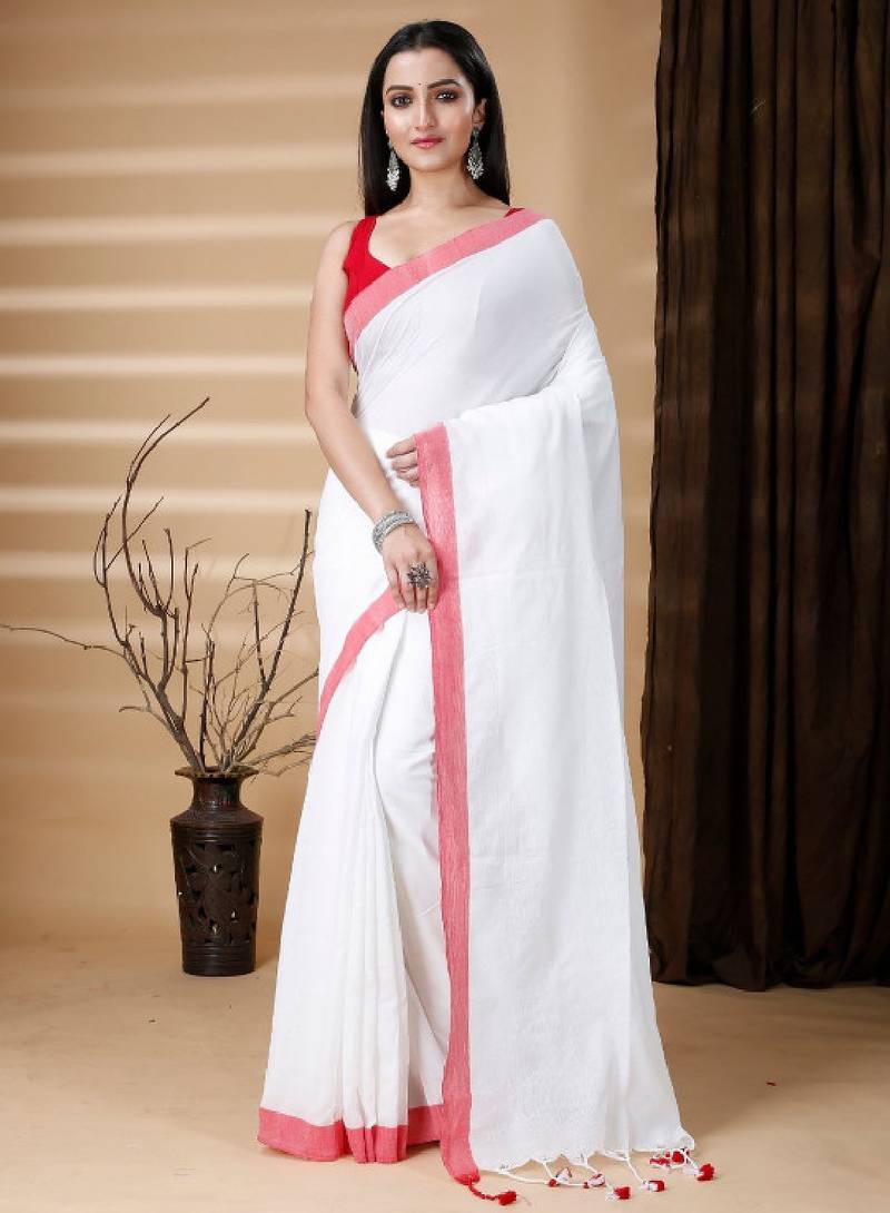 Pure cotton khadi saree