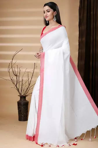 Pure cotton khadi saree