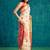 Abstract printed ready to wear dharmavaram saree