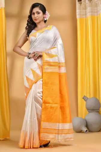 Pure cotton khadi saree