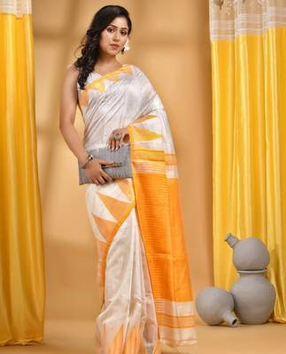 Pure cotton khadi saree 4