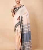 Woven design ethnic motifs pure cotton saree