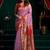 Lilac soft tissue silk blend paithani style saree with blouse piece