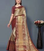 woven design zari mysore silk saree