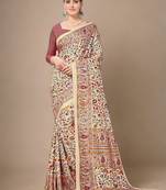 Floral printed saree