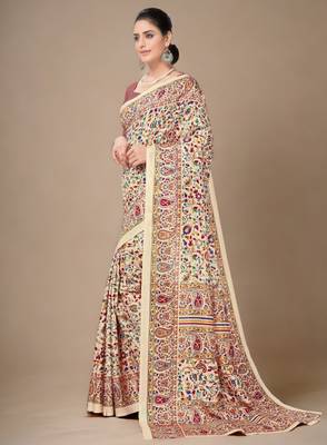 Floral printed saree 2