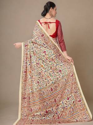 Floral printed saree 3
