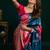 Teal soft banarasi silk blend zari weaving saree with blouse piece